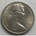 AUSTRALIA 1971 . TWENTY 20 CENTS COIN .PLATYPUS